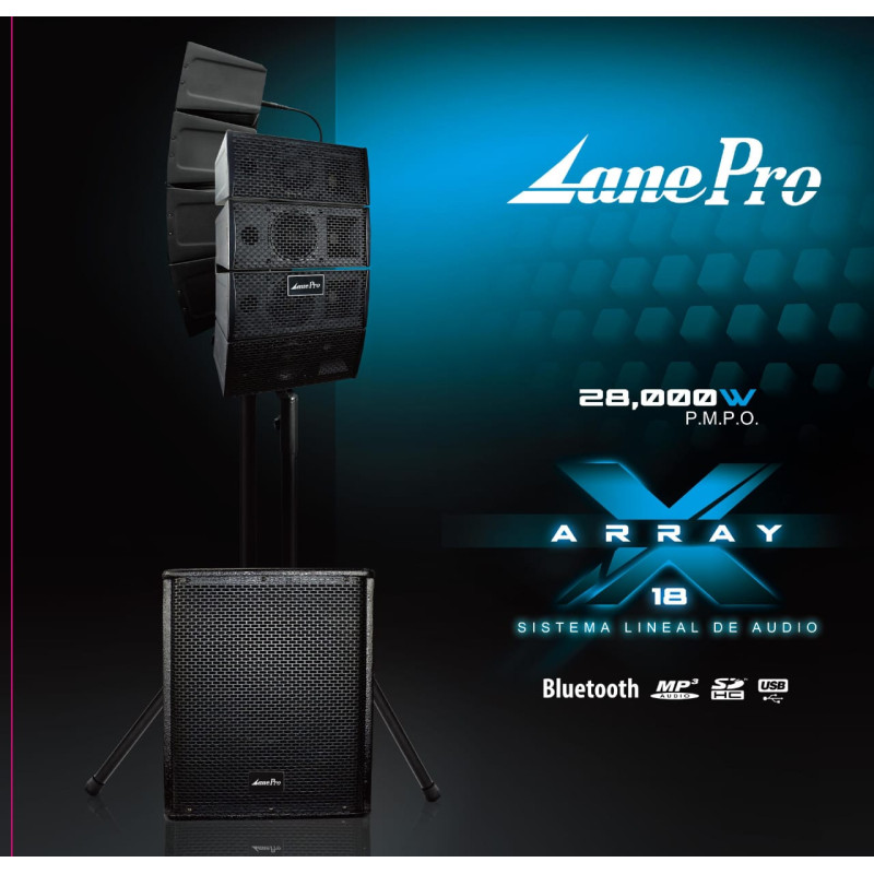 Lane pro powered linearray